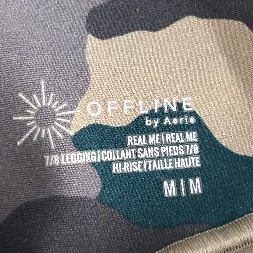 Aerie Crossover Leggings‎ Camo Medium